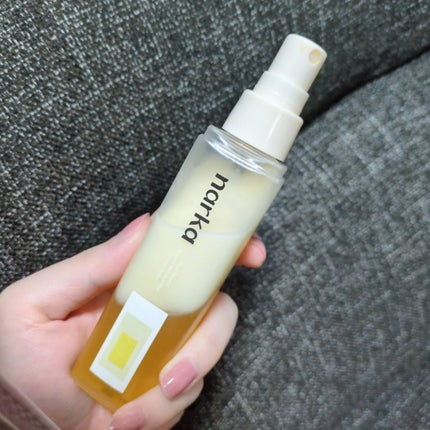 クリーミーベールヘアミスト サンセットハニー/narka/ヘアミストを使ったクチコミ(4枚目)