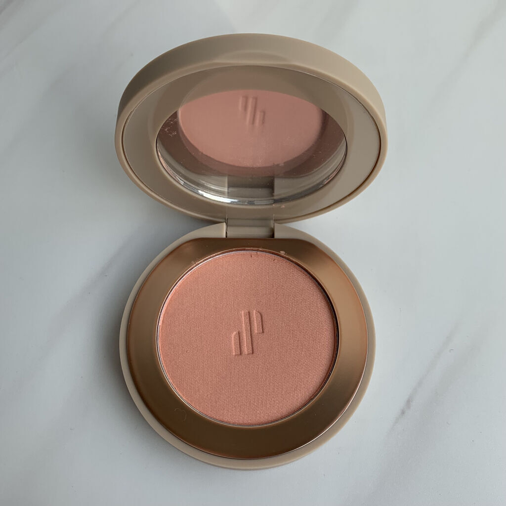 ドットオンムード グロウブラッシュ 01 Rose Plush/Heart Percent/パウダーチークを使ったクチコミ（2枚目）