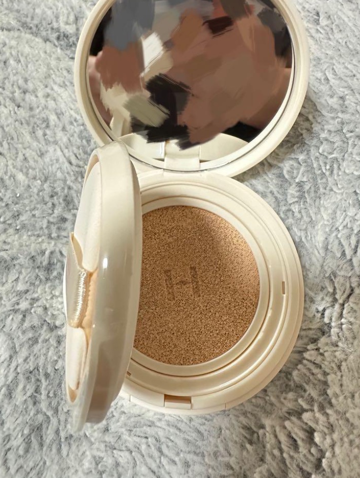 セカンドスキングロウクッション/hince/クッションファンデーションを使ったクチコミ（3枚目）