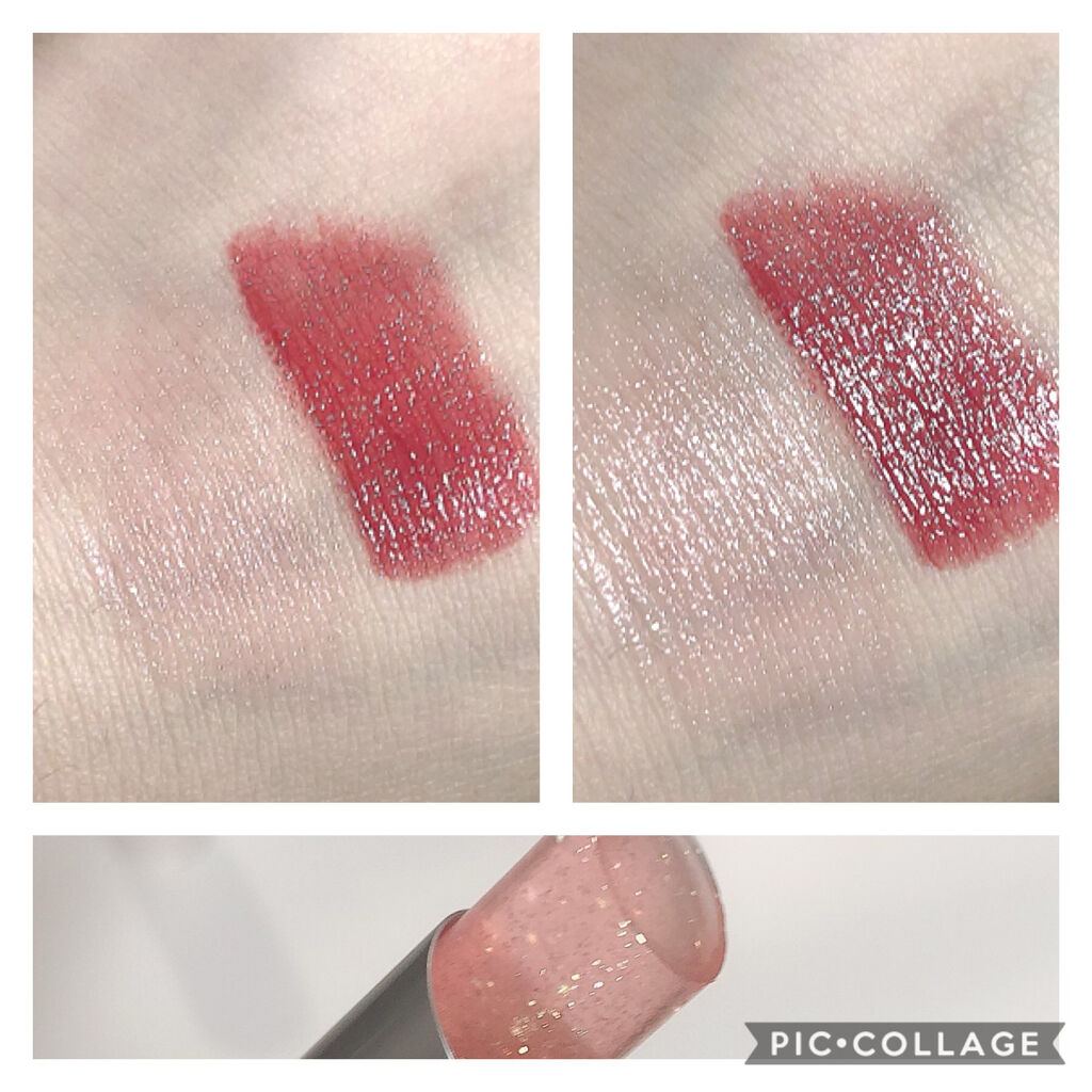 グリッタリーウェブリップバーム/unleashia/リップケアを使ったクチコミ（2枚目）