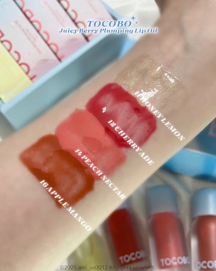 ジューシーベリープランピングリップオイル/TOCOBO/リップグロスを使ったクチコミ(5枚目)