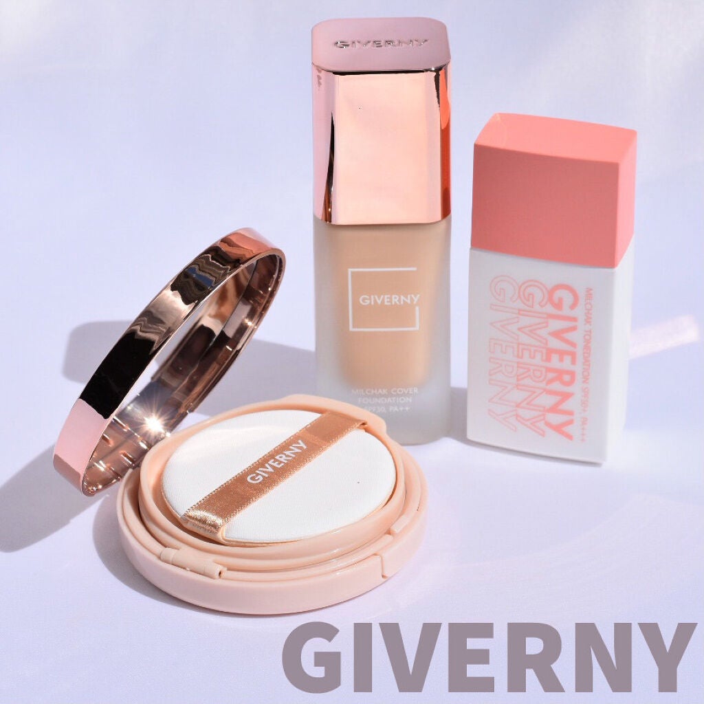 密着カバーファンデーション/GIVERNY/リキッドファンデーションを使ったクチコミ(1枚目)