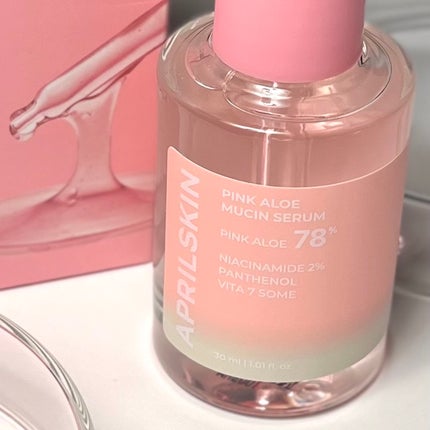 ピンクアロエムチンセラム/APRILSKIN/美容液を使ったクチコミ(1枚目)