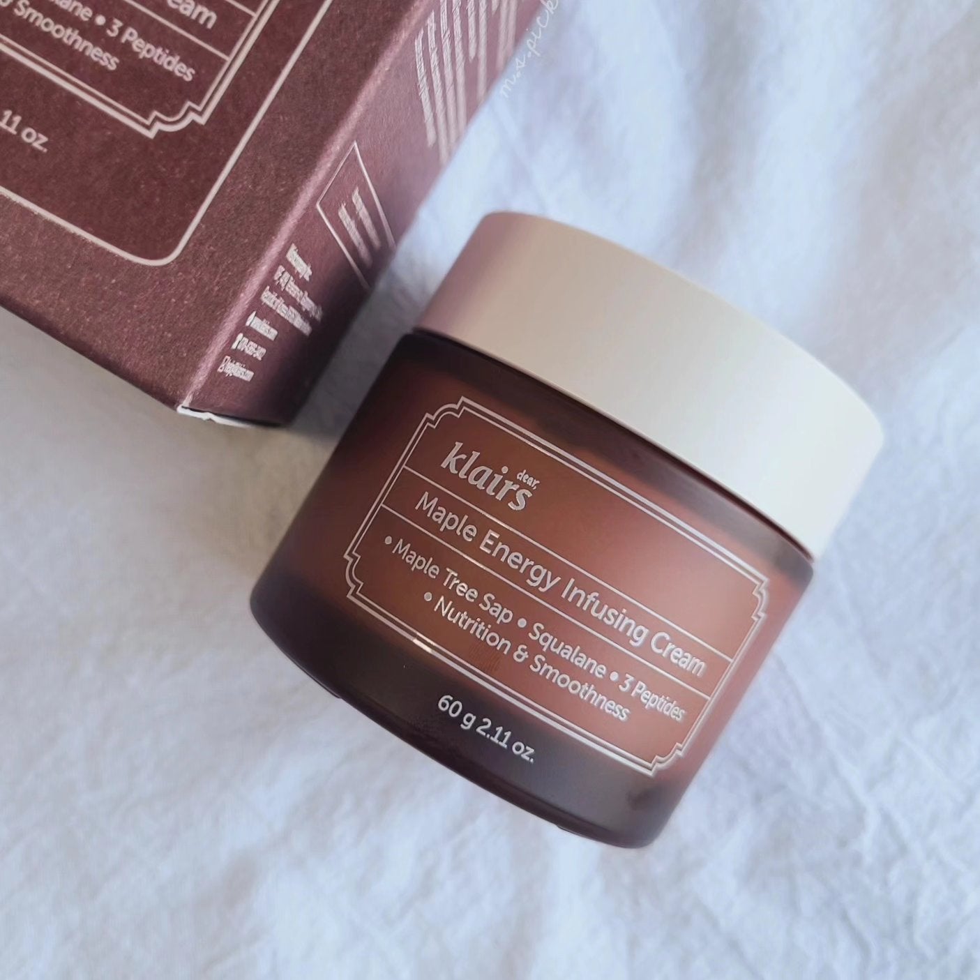 メープルエナジーインフュージングクリーム/Klairs/フェイスクリームを使ったクチコミ(4枚目)