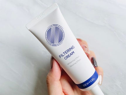 フィルタリングクリーム/DEWYCEL/日焼け止めクリームを使ったクチコミ(1枚目)