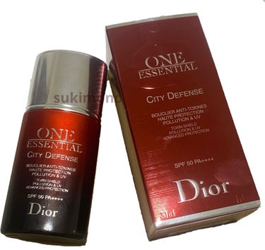 ワン エッセンシャル シティ ディフェンス 50/Dior/日焼け止め・UVケアを使ったクチコミ（2枚目）