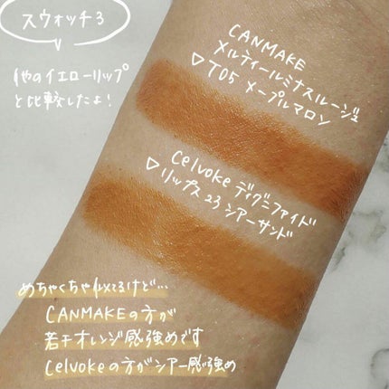 ディグニファイド リップス/Celvoke/口紅を使ったクチコミ(5枚目)