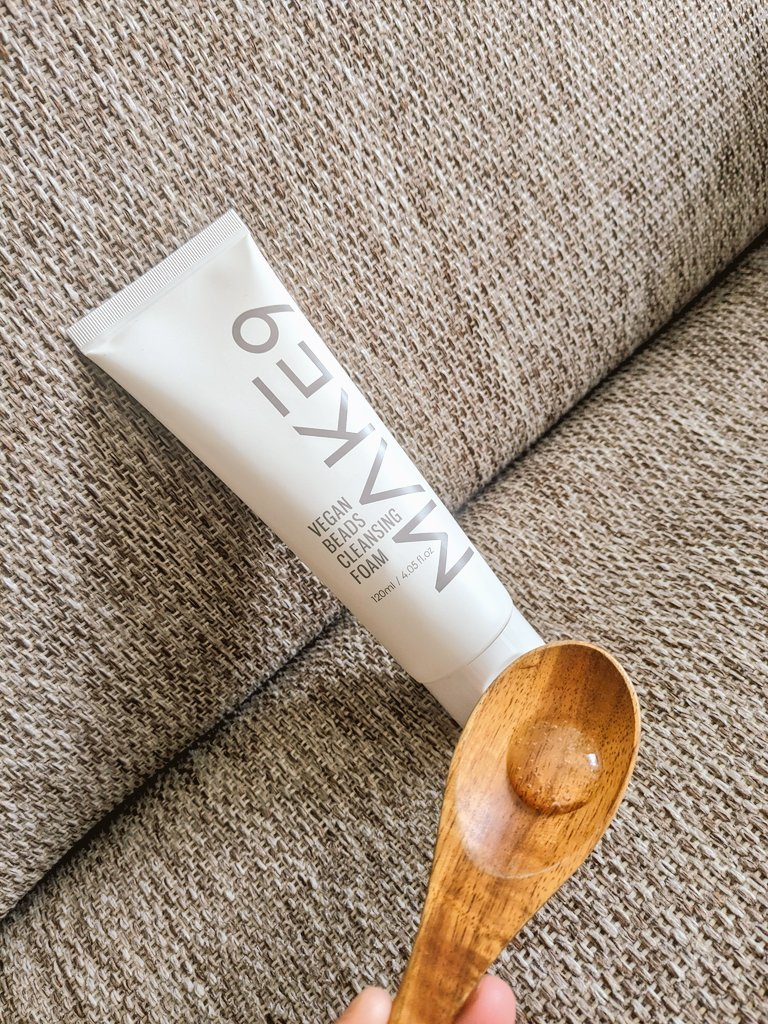 ビーガンビーズクレンジングフォーム/MAKE9/クレンジングクリームを使ったクチコミ（2枚目）