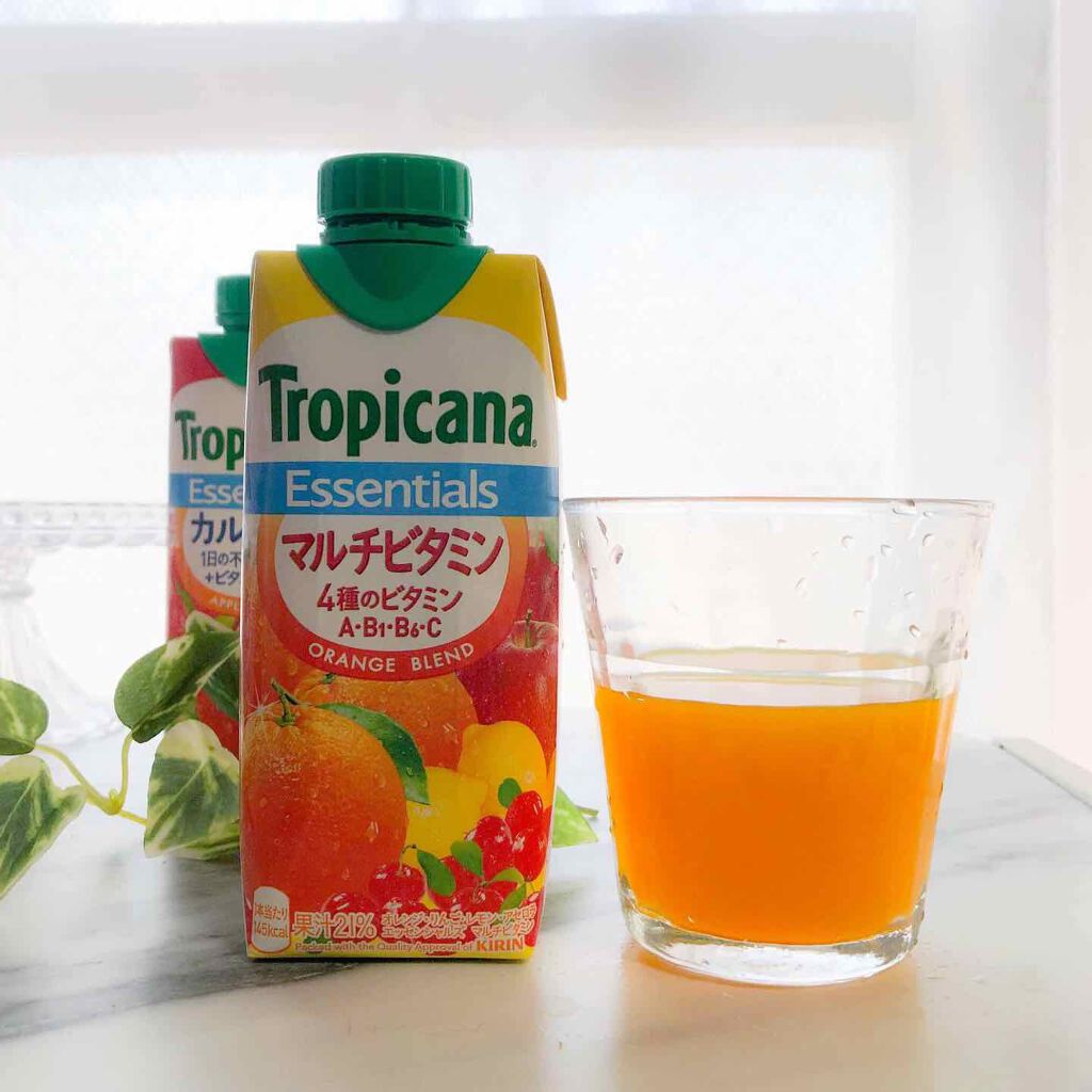 トロピカーナ エッセンシャルズ/トロピカーナ/スムージーを使ったクチコミ（3枚目）