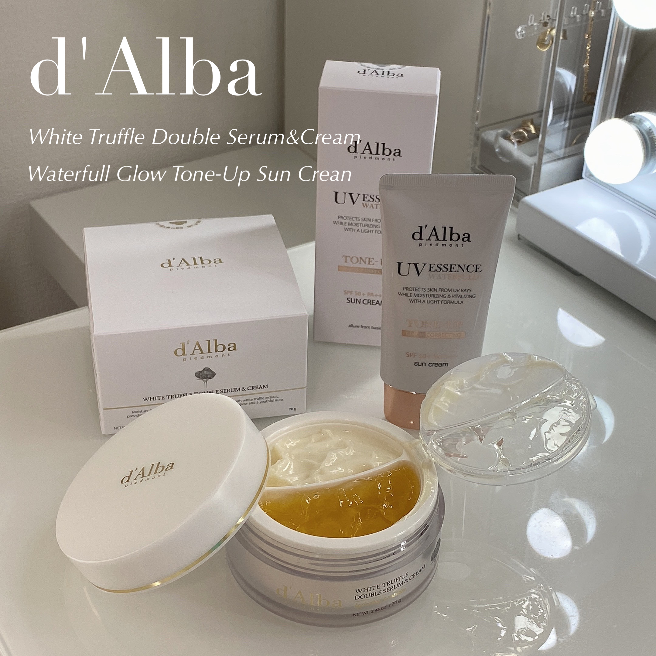 ウォータフルトーンアップサンクリーム/ダルバ/日焼け止めクリームを使ったクチコミ（1枚目）