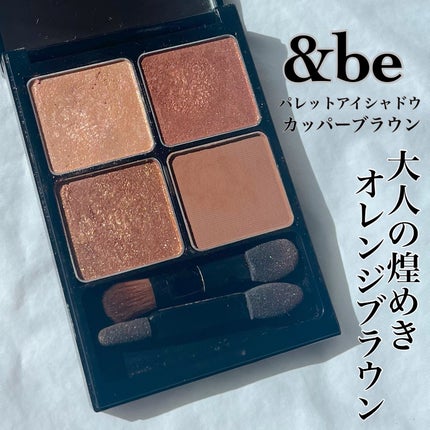 &be パレットアイシャドウ/&be/アイシャドウパレットを使ったクチコミ(1枚目)