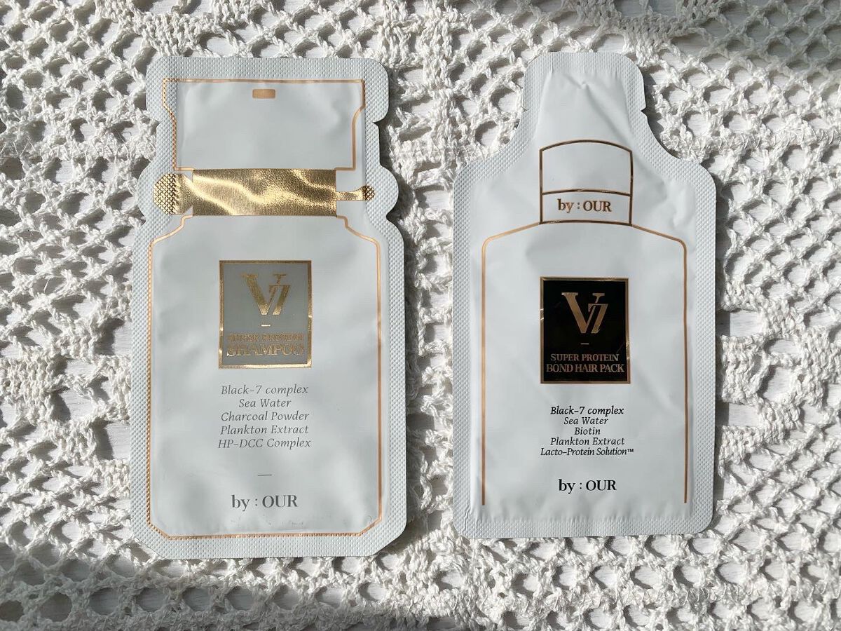 V7 スーパープロテイン ボンドヘアパック/by : OUR/ヘアマスク・ヘアパックを使ったクチコミ（1枚目）