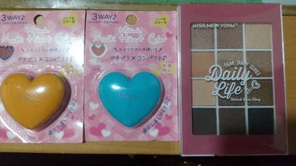 ディアダイアリー・デイリーライフ/KISS NEW YORK/アイシャドウパレットを使ったクチコミ(1枚目)