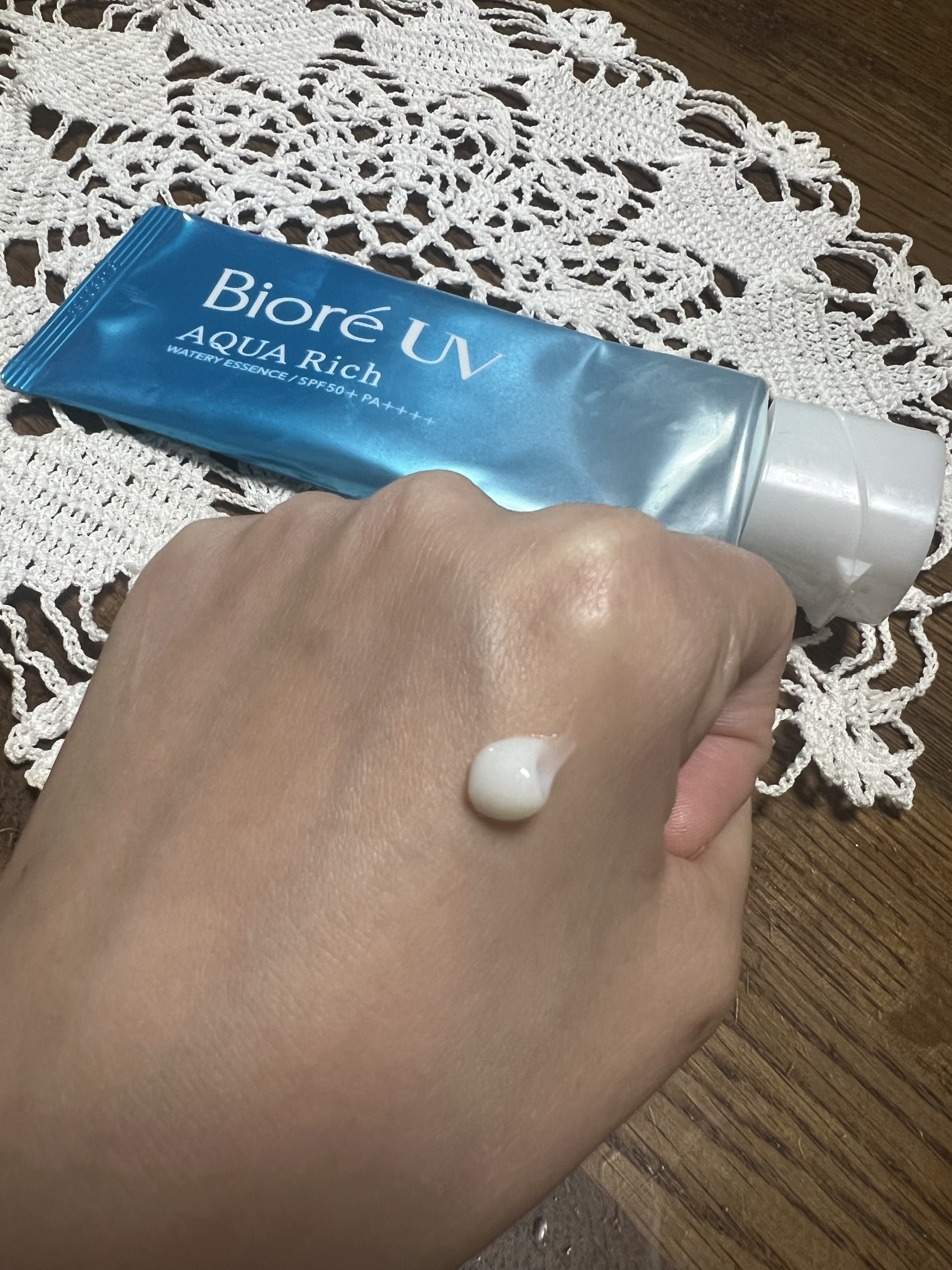 ビオレUV アクアリッチ ウォータリーエッセンス/ビオレ/日焼け止めローションを使ったクチコミ（2枚目）