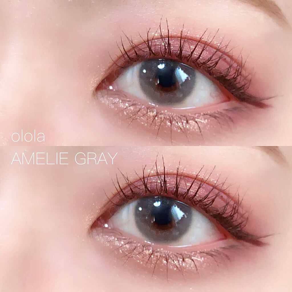 アメリグレー (Amelie Gray)/OLOLA/カラーコンタクトレンズを使ったクチコミ(1枚目)