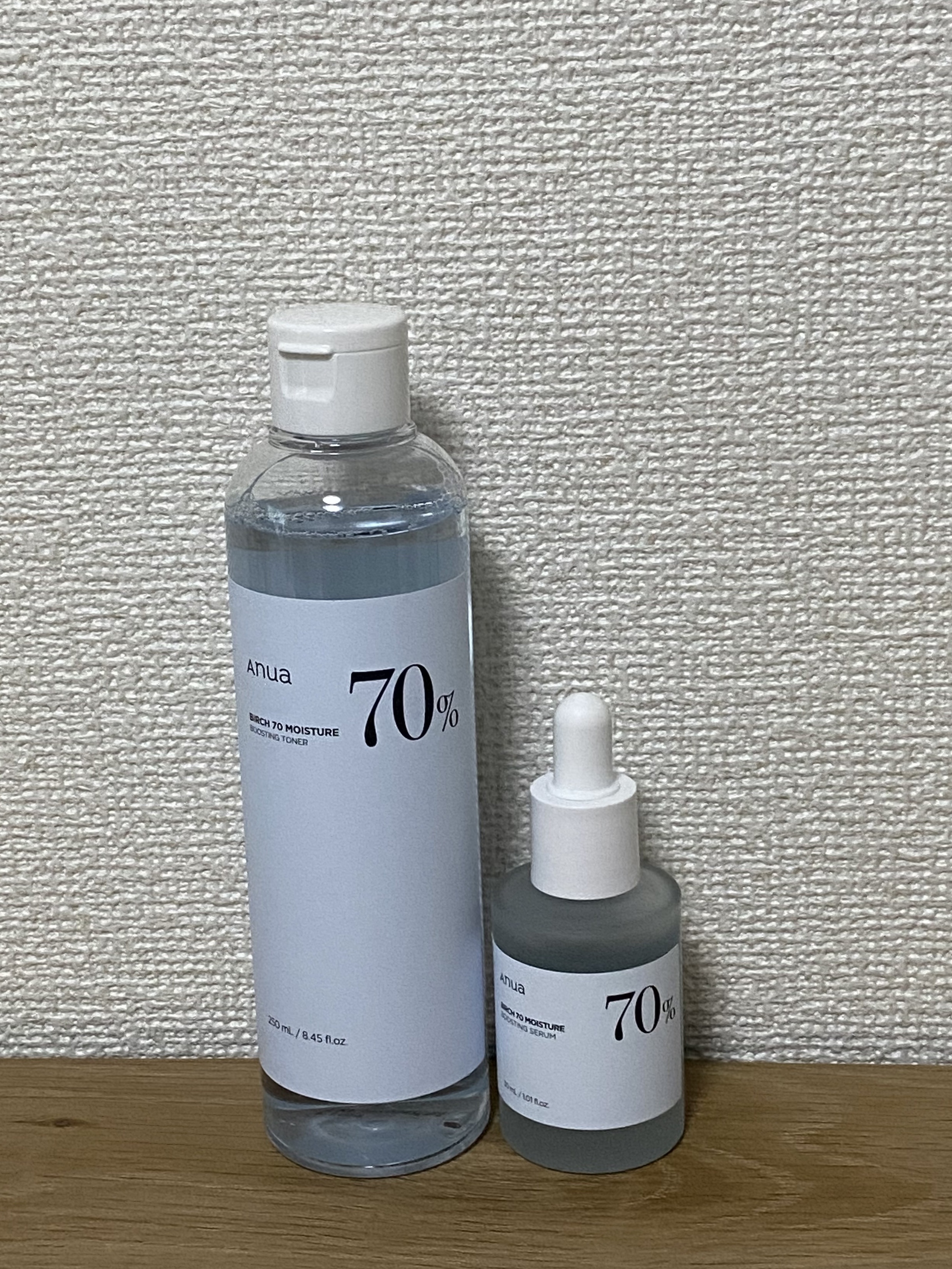 シラカバ 70% 水分ブースティングトナー/Anua/化粧水を使ったクチコミ（1枚目）