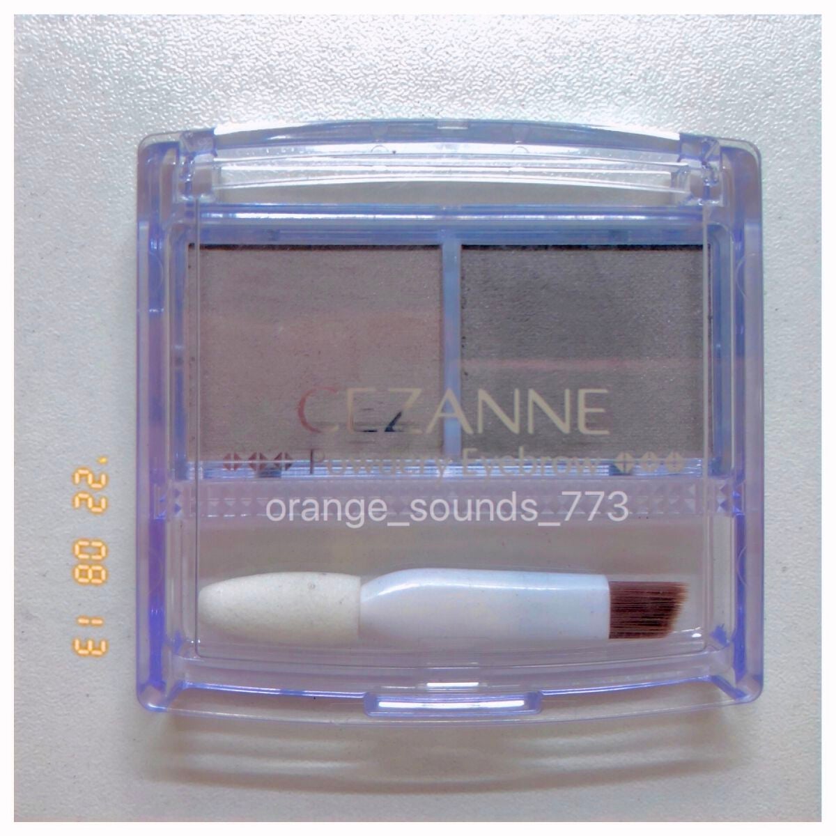 パウダリーアイブロウ/CEZANNE/パウダーアイブロウを使ったクチコミ(1枚目)