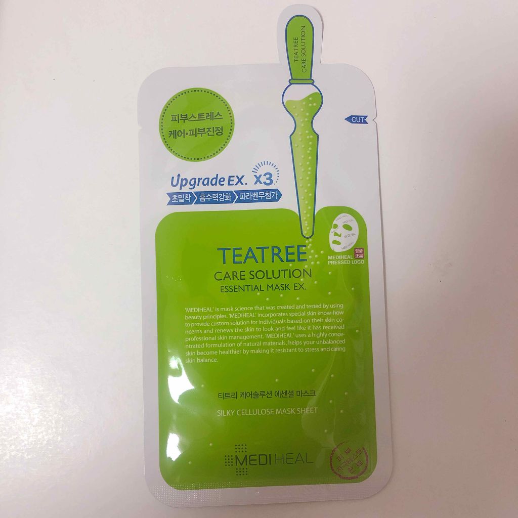 ティーツリーケアソリューション アンプルマスクJEX/MEDIHEAL/シートマスク・パックを使ったクチコミ(1枚目)
