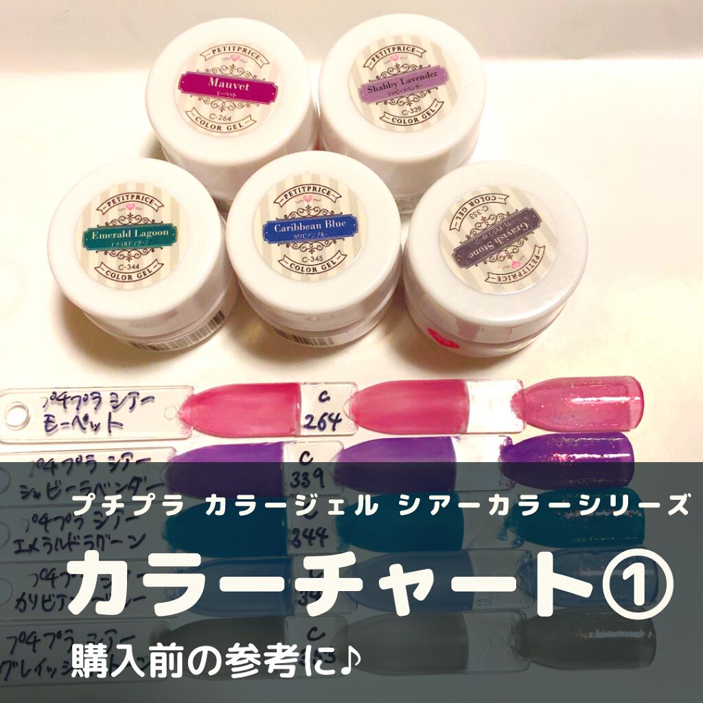 プチプライス カラージェル/Petit Price/ジェルネイルを使ったクチコミ(1枚目)