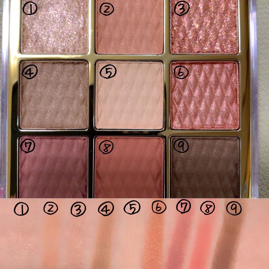 ソフトクレイビームアイシャドウパレット 09 ピンクラベンダー/AMIOK/ジェル・クリームアイシャドウを使ったクチコミ（2枚目）