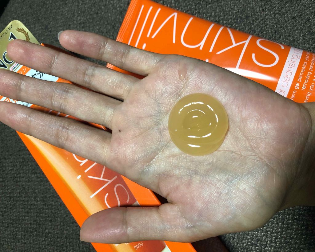 ホットクレンジングジェル(旧)/skinvill/クレンジングジェルを使ったクチコミ(3枚目)