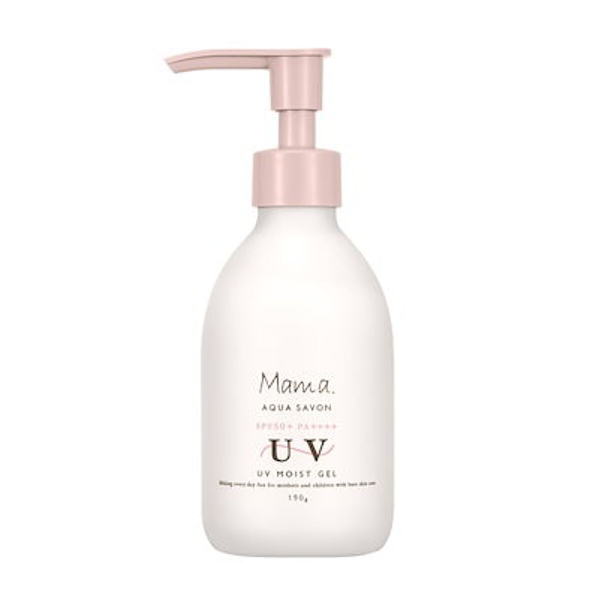 ママアクアシャボン UVモイストジェル フラワーアロマの香り ポンプタイプ 190g（23s）