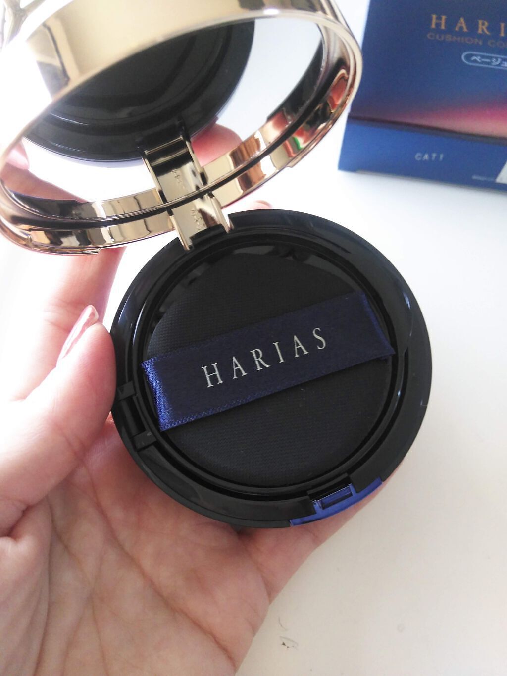 HARIAS　薬用クッションファンデーション/HARIAS/クッションファンデーションを使ったクチコミ（1枚目）