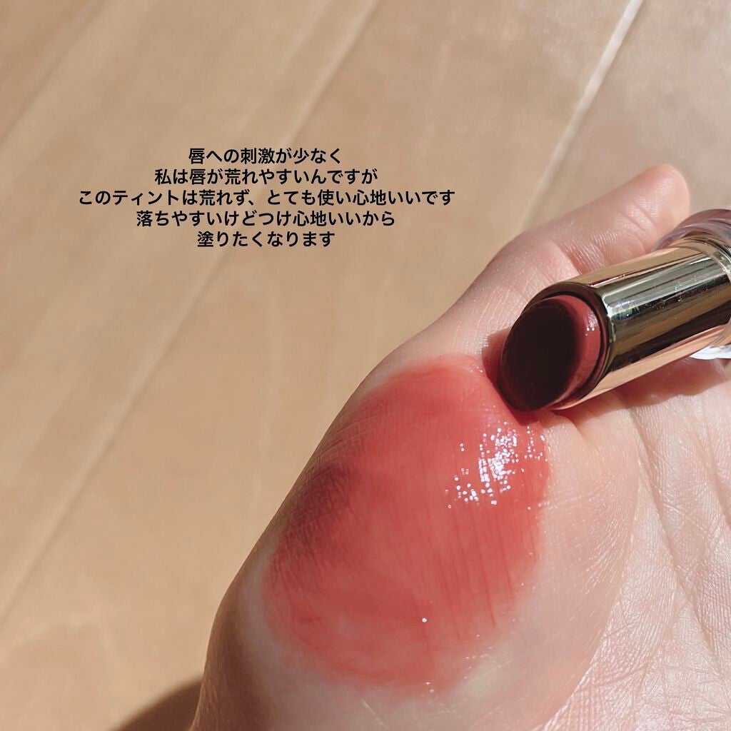 ラスティンググロスリップ/CEZANNE/口紅を使ったクチコミ(5枚目)