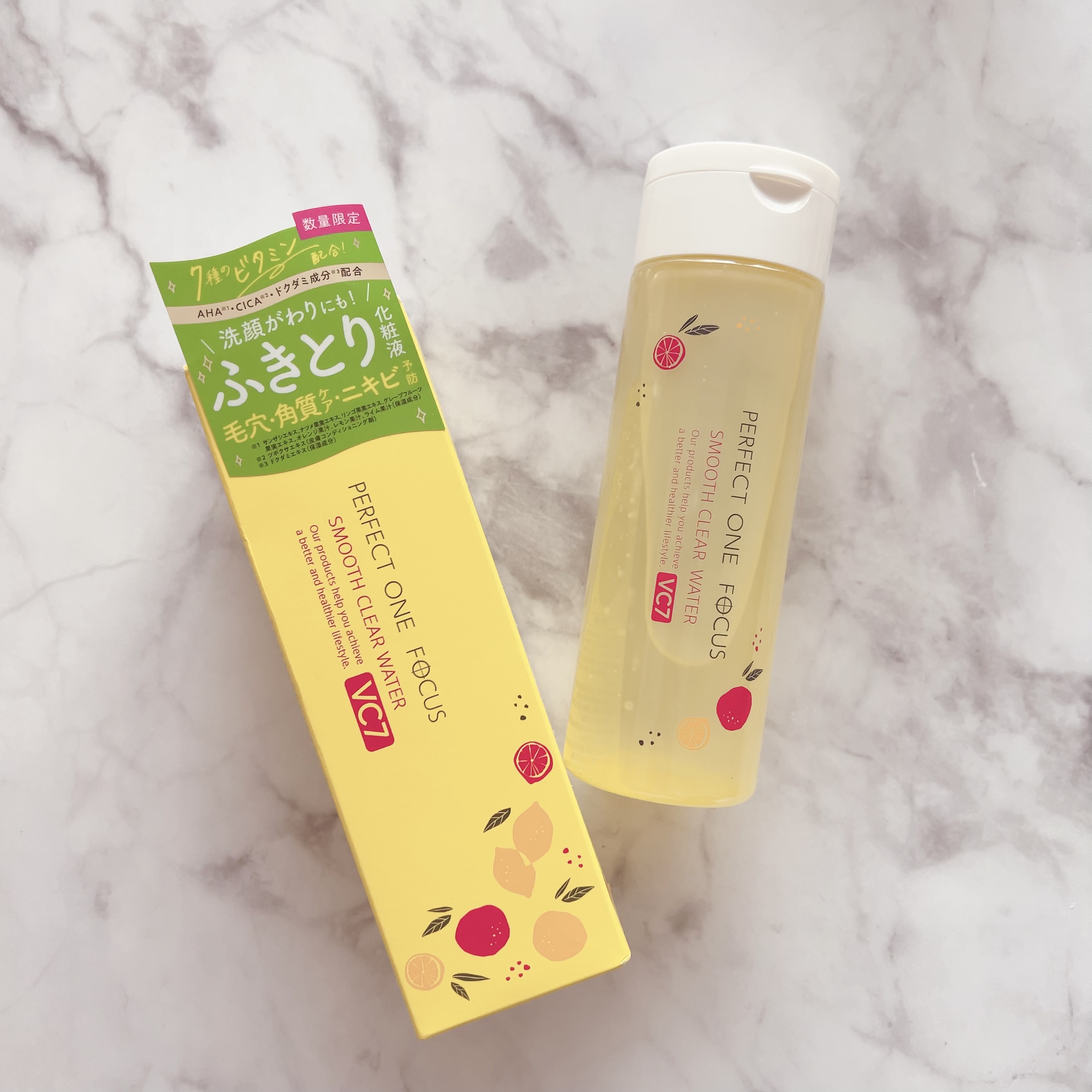 スムースクリアウォーター VC7/PERFECT ONE  FOCUS/化粧水を使ったクチコミ（1枚目）