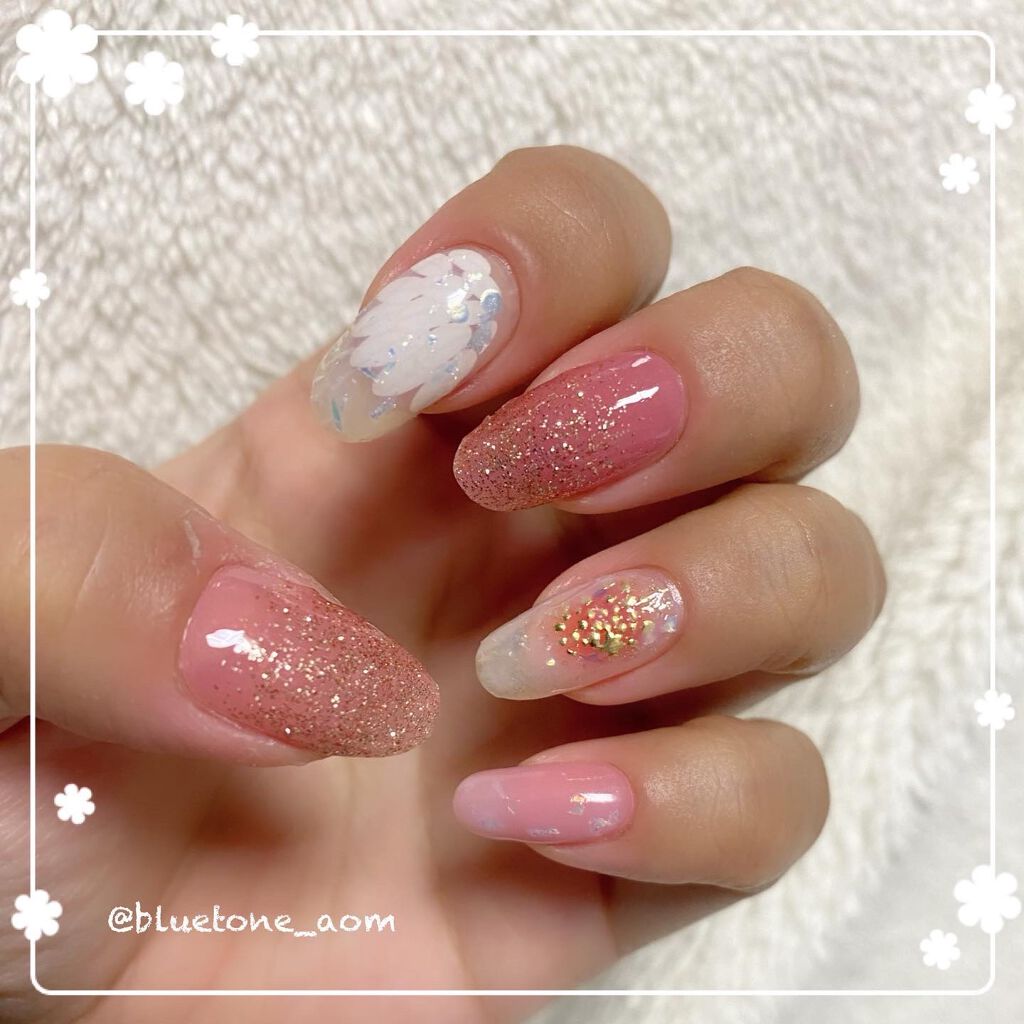 ネイルシール/Qoo10/ネイルシールを使ったクチコミ(3枚目)