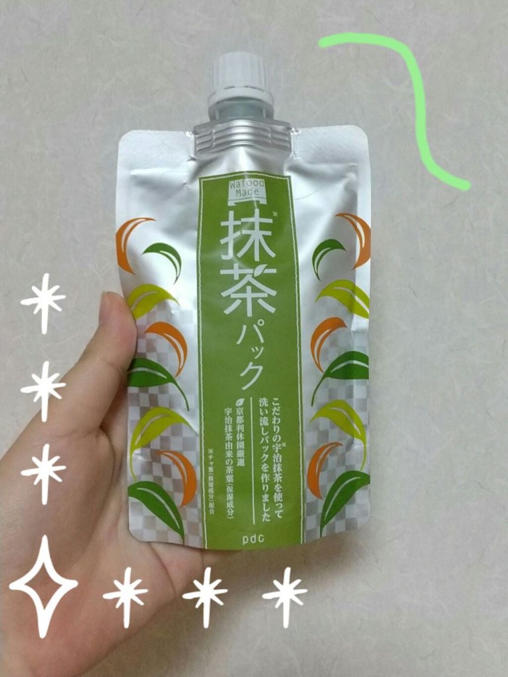 ワフードメイド 宇治抹茶パック/pdc/洗い流すパック・マスクを使ったクチコミ(1枚目)