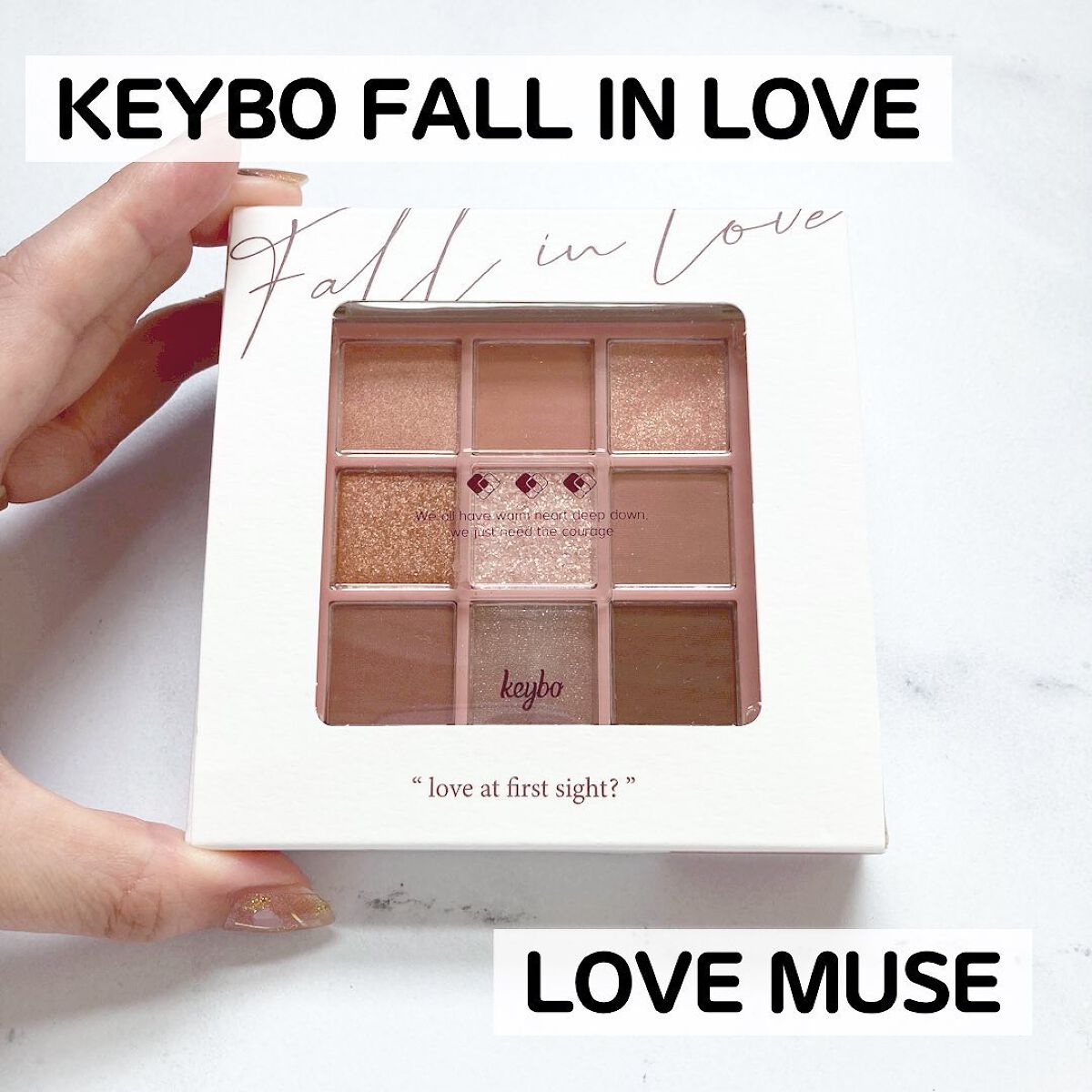 KEYBO FALL IN LOVE SHADOW PALETTE/keybo/アイシャドウパレットを使ったクチコミ(1枚目)