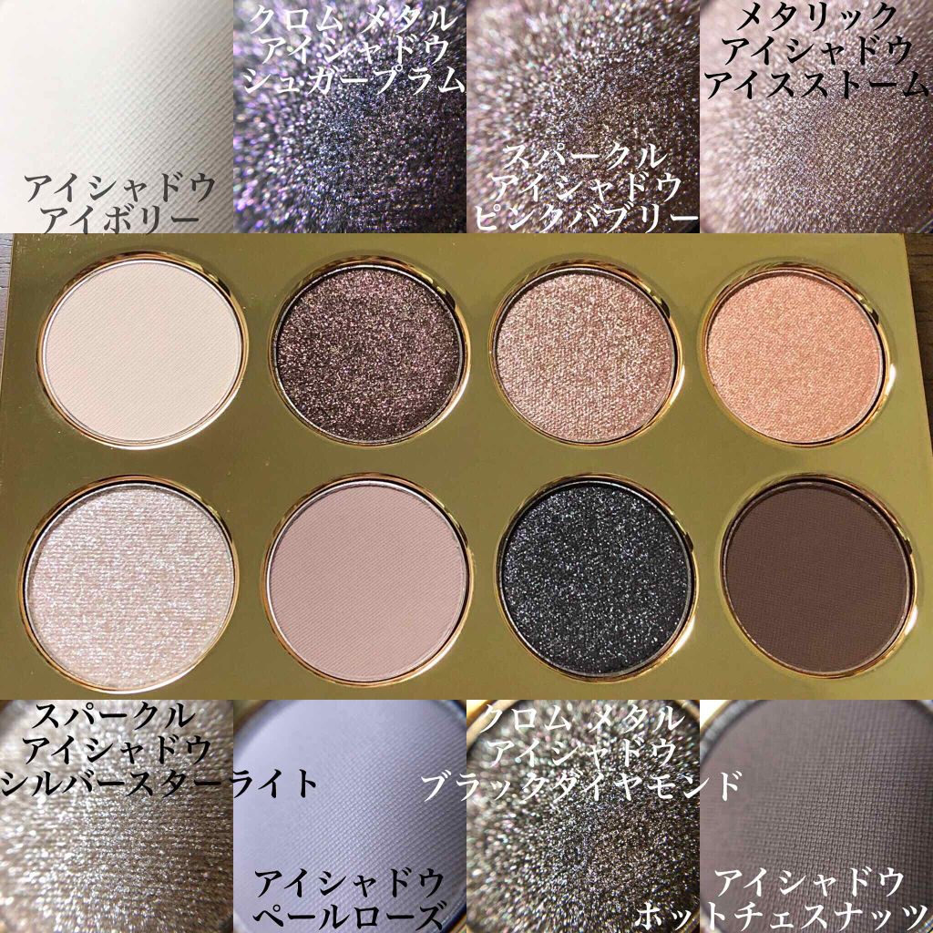 クリスタルドラマアイパレット  レッドエディション/BOBBI BROWN/アイシャドウパレットを使ったクチコミ（2枚目）