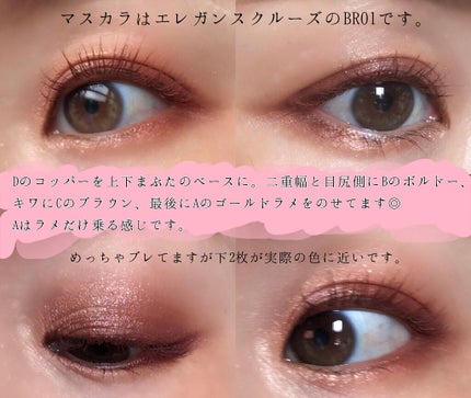 エレガンス ヌーヴェル アイズ/Elégance/アイシャドウパレットを使ったクチコミ(5枚目)