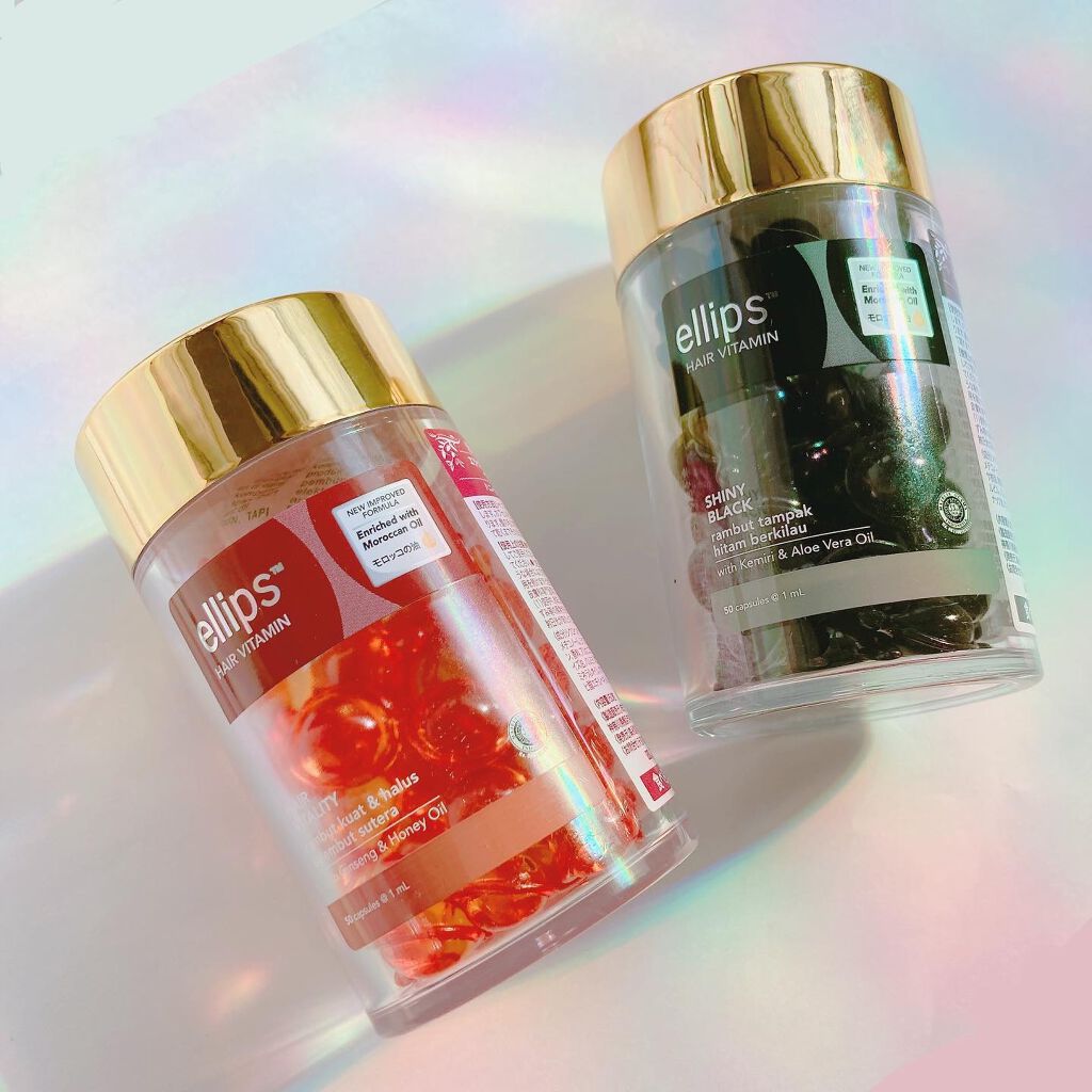 ヘアーオイル【ヘアエッセンス】/ellips/ヘアオイルを使ったクチコミ(2枚目)