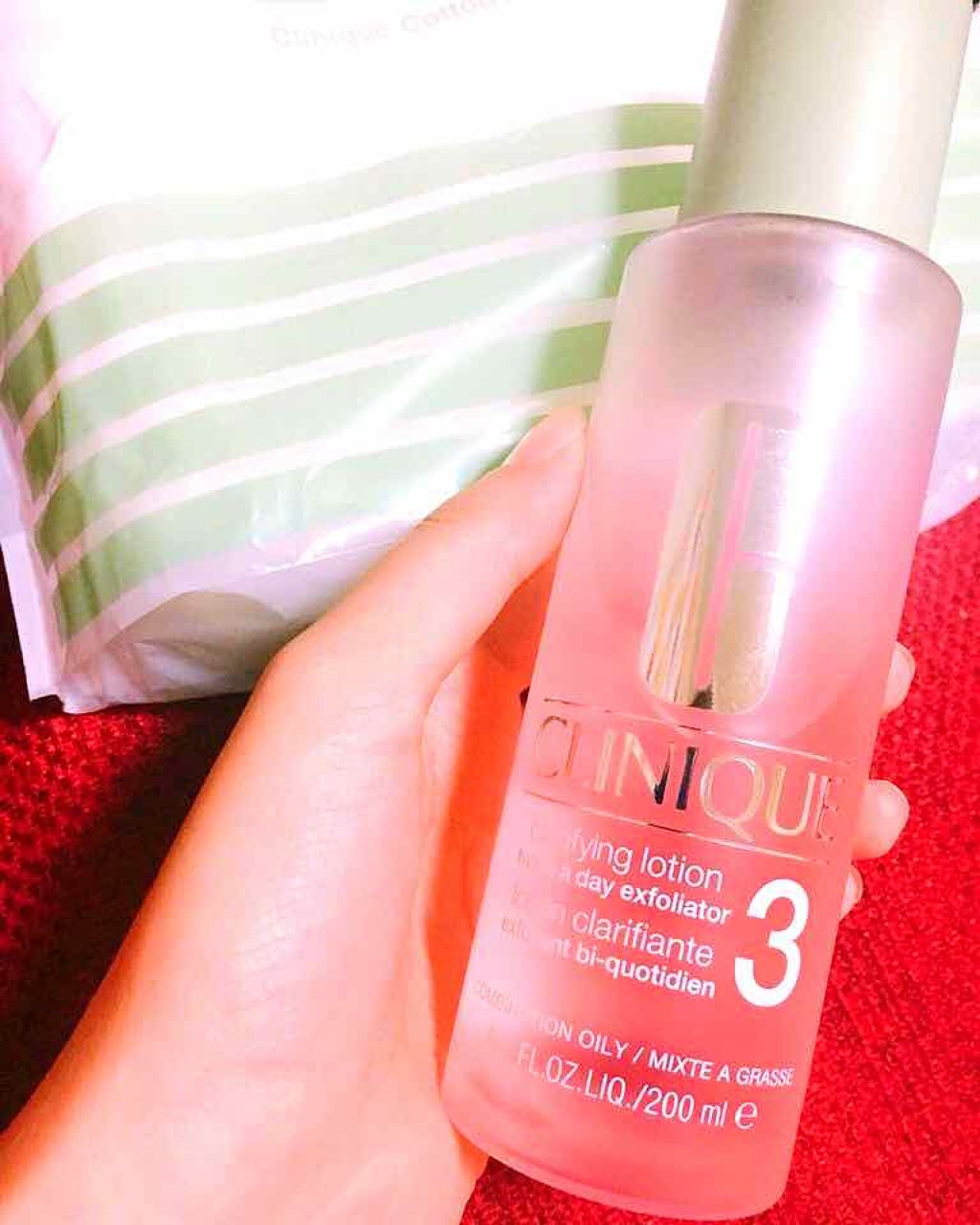 クラリファイング ローション 3/CLINIQUE/拭き取り化粧水を使ったクチコミ(1枚目)