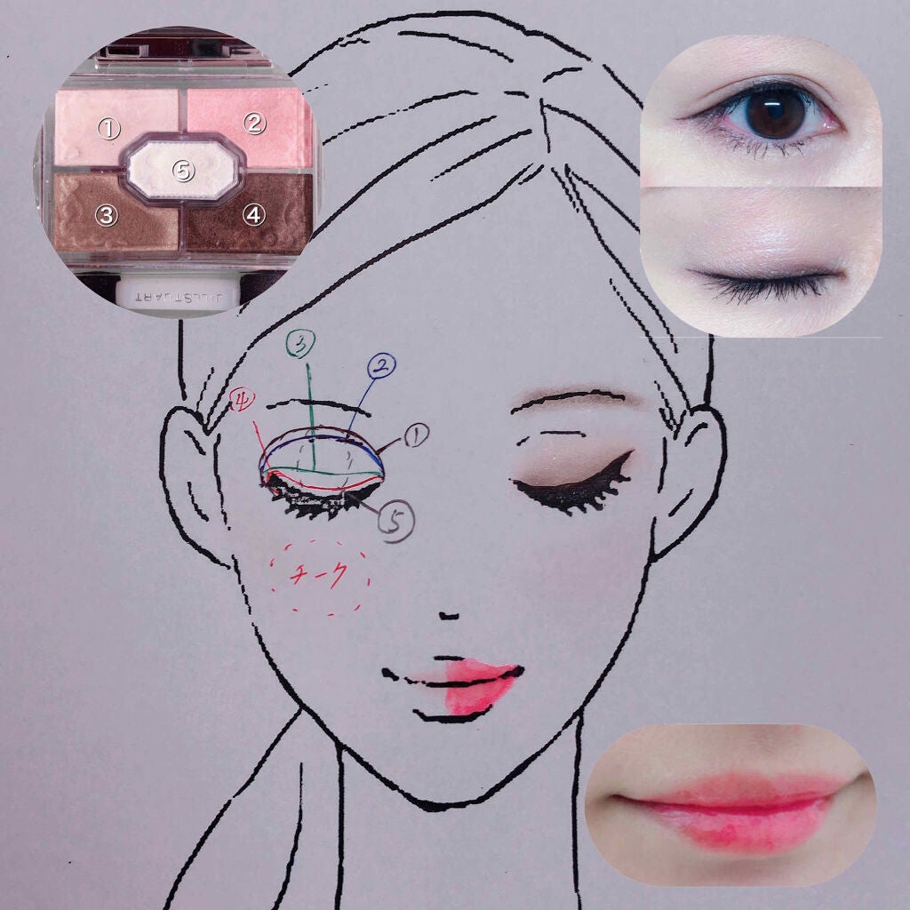 チークカラー/CandyDoll/パウダーチークを使ったクチコミ(3枚目)