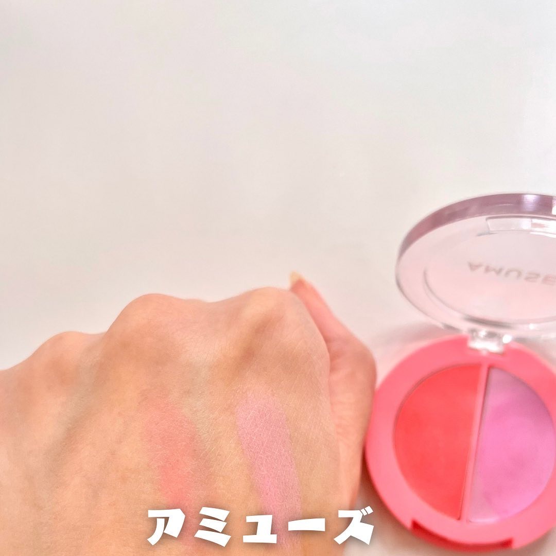 リップ＆チークヘルシーバーム/AMUSE/ジェル・クリームチークを使ったクチコミ（2枚目）