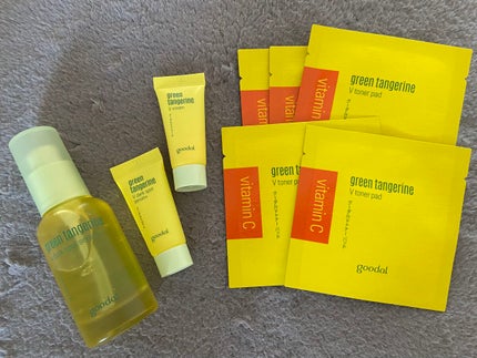 グリーンタンジェリン ビタC ダークスポットケアセラム/goodal/美容液を使ったクチコミ(1枚目)