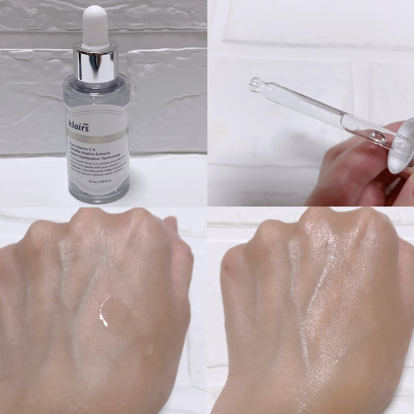 フレッシュリージュースドビタミンドロップ(35ml)/Klairs/美容液を使ったクチコミ(2枚目)