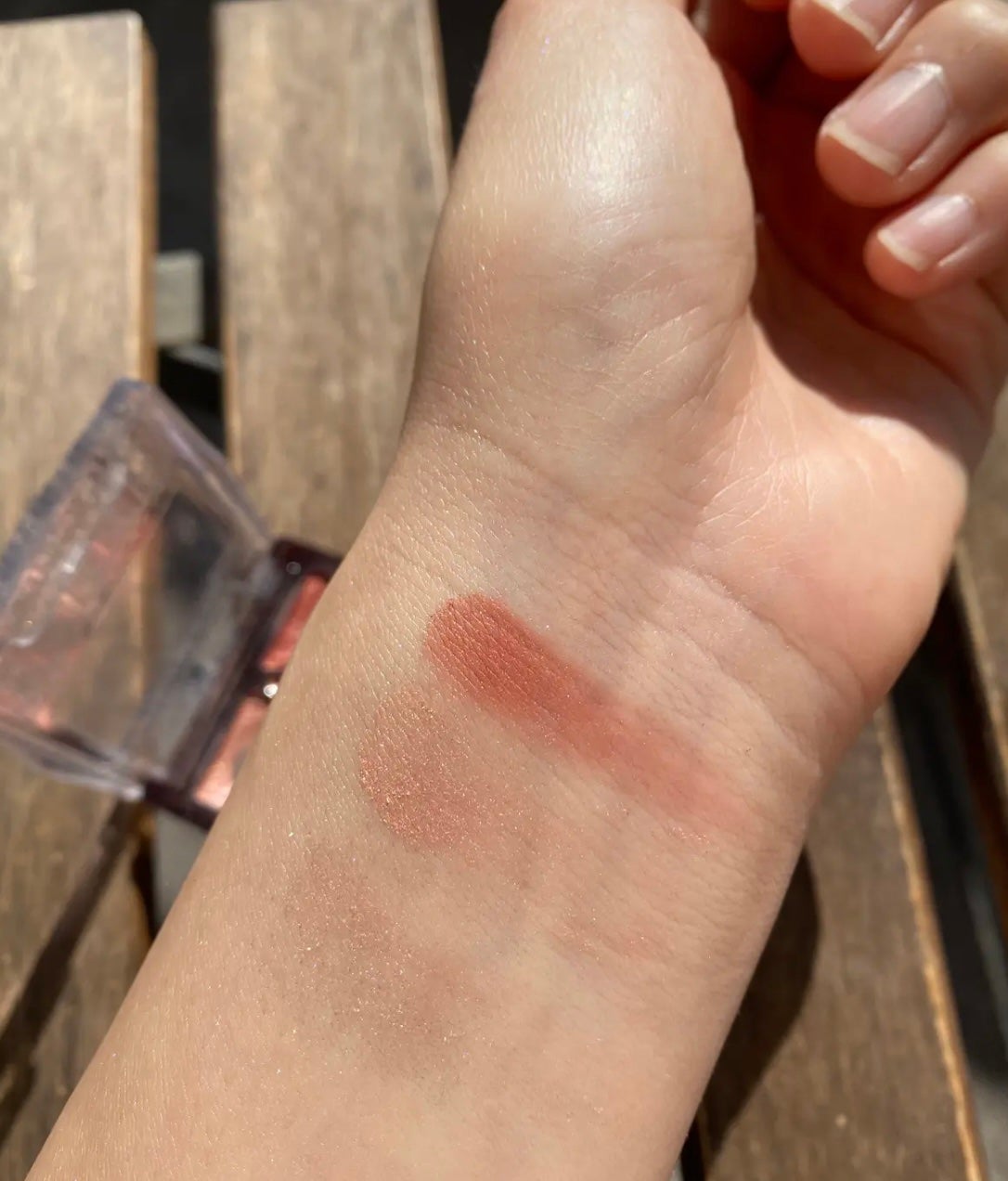 ジューシーピュアアイズ/キャンメイク/アイシャドウパレットを使ったクチコミ(3枚目)