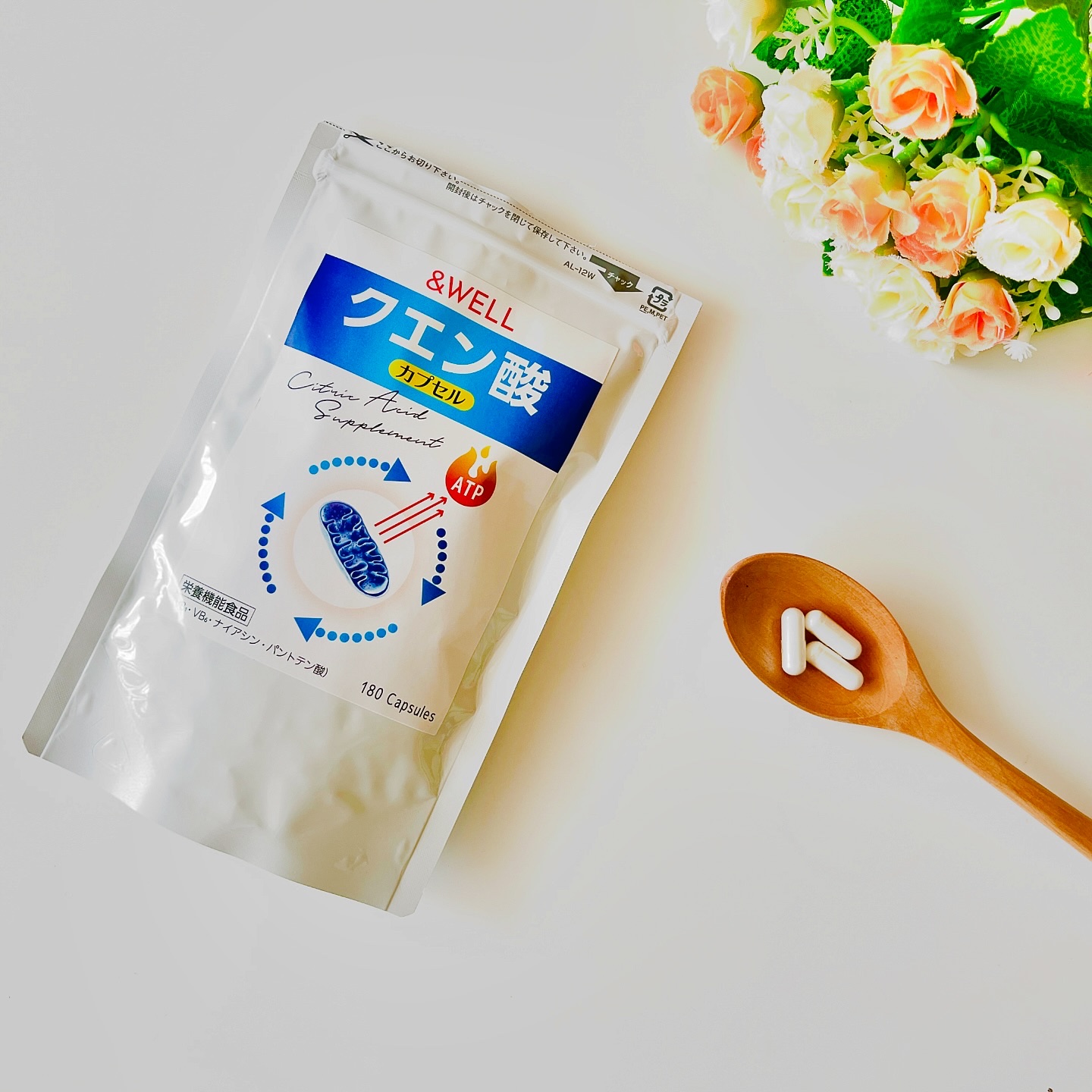 クエン酸カプセル/&WELL/健康サプリメントを使ったクチコミ（1枚目）