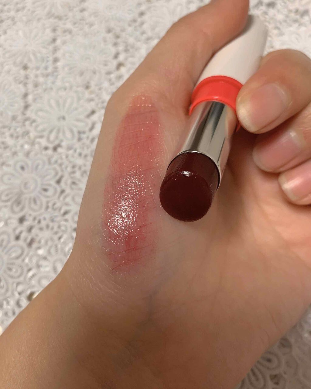 リップトリートメントバーム ピュアレッド/ISOI/リップバームを使ったクチコミ(2枚目)