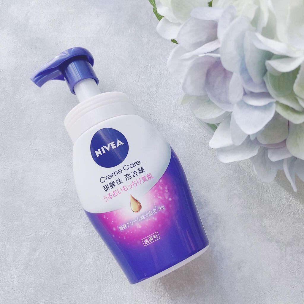 ニベア クリアビューティー弱酸性泡洗顔 もっちり美肌/ニベア/泡洗顔を使ったクチコミ(1枚目)