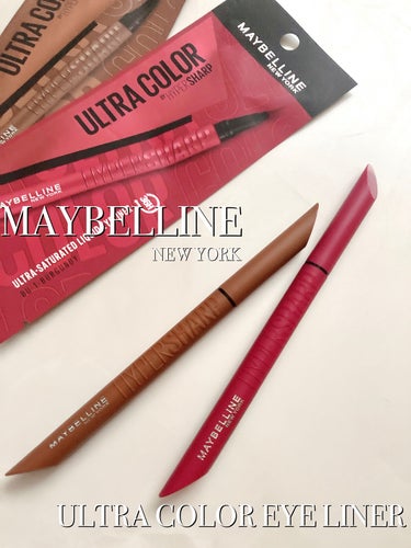 ウルトラカラー アイライナー BU-1 目元に色っぽさ バーガンディー/MAYBELLINE NEW YORK/リキッドアイライナーを使ったクチコミ（2枚目）