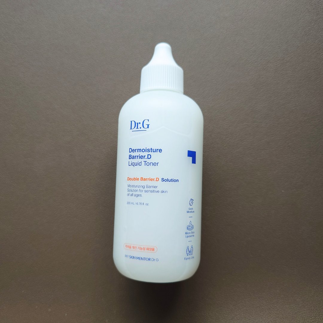 ザモイスチャーバリアDリキッドトナー/Dr.G/化粧水を使ったクチコミ（2枚目）