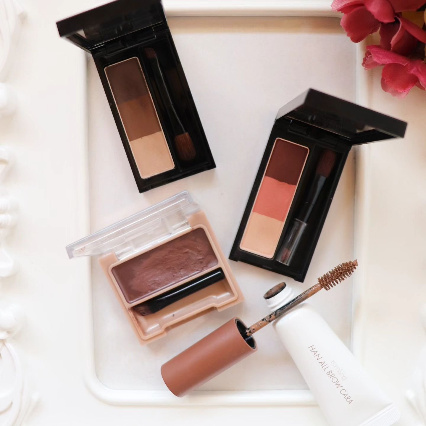 ハンオールブロウカラ/rom&nd/眉マスカラを使ったクチコミ（2枚目）