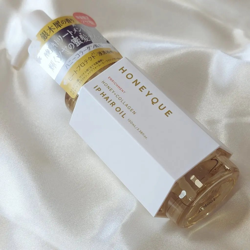 ハニーク エンリッチメント ＩＰヘアオイル ギンモクセイの香り/ハニーク/ヘアオイルを使ったクチコミ（1枚目）