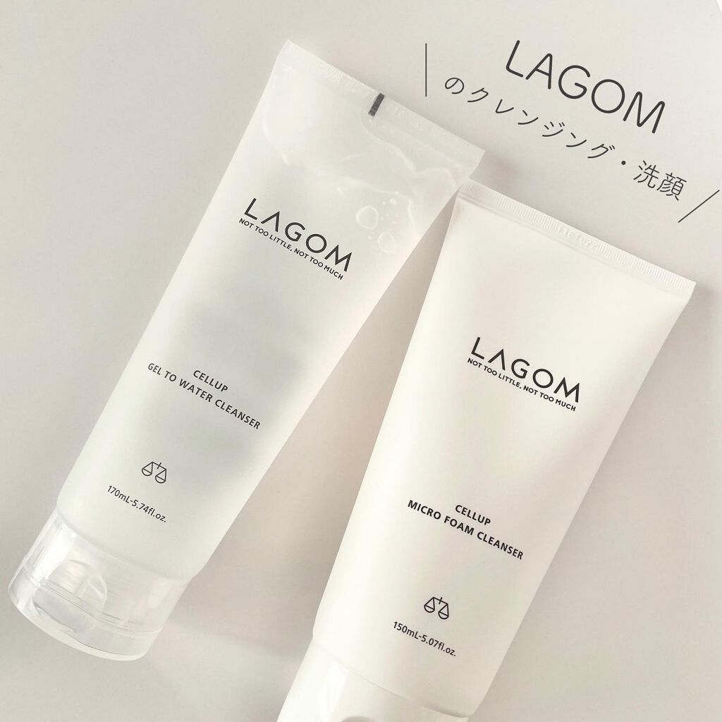 ラゴム ジェルトゥウォーター クレンザー(朝用洗顔)/LAGOM /その他洗顔料を使ったクチコミ（1枚目）
