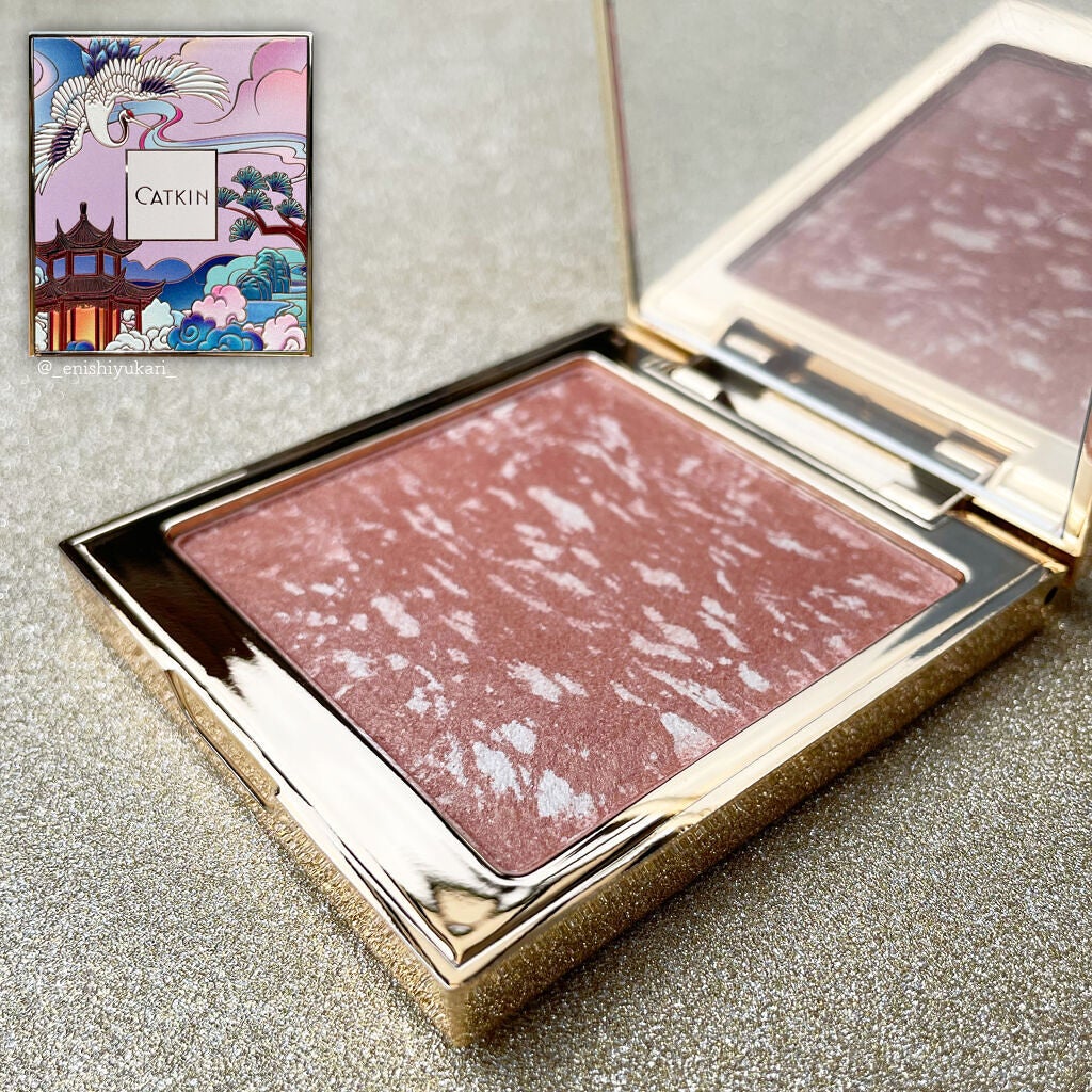 西江月・長相思 フェイスカラー/CATKIN/パウダーチークを使ったクチコミ(2枚目)